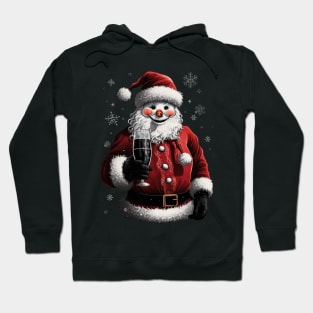 Santa snowman Hoodie